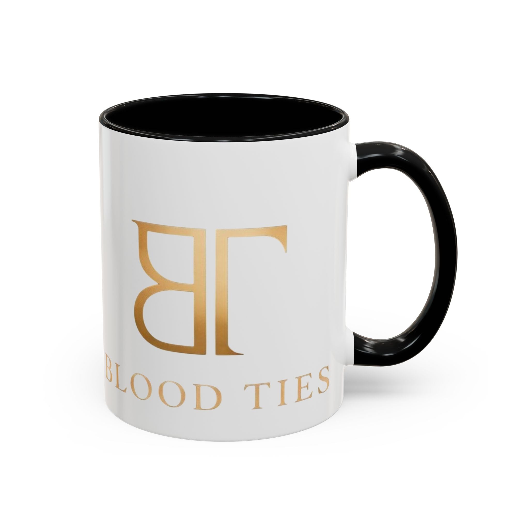 Blood Ties Accent Coffee Mug – Gold Monogram 11/15oz