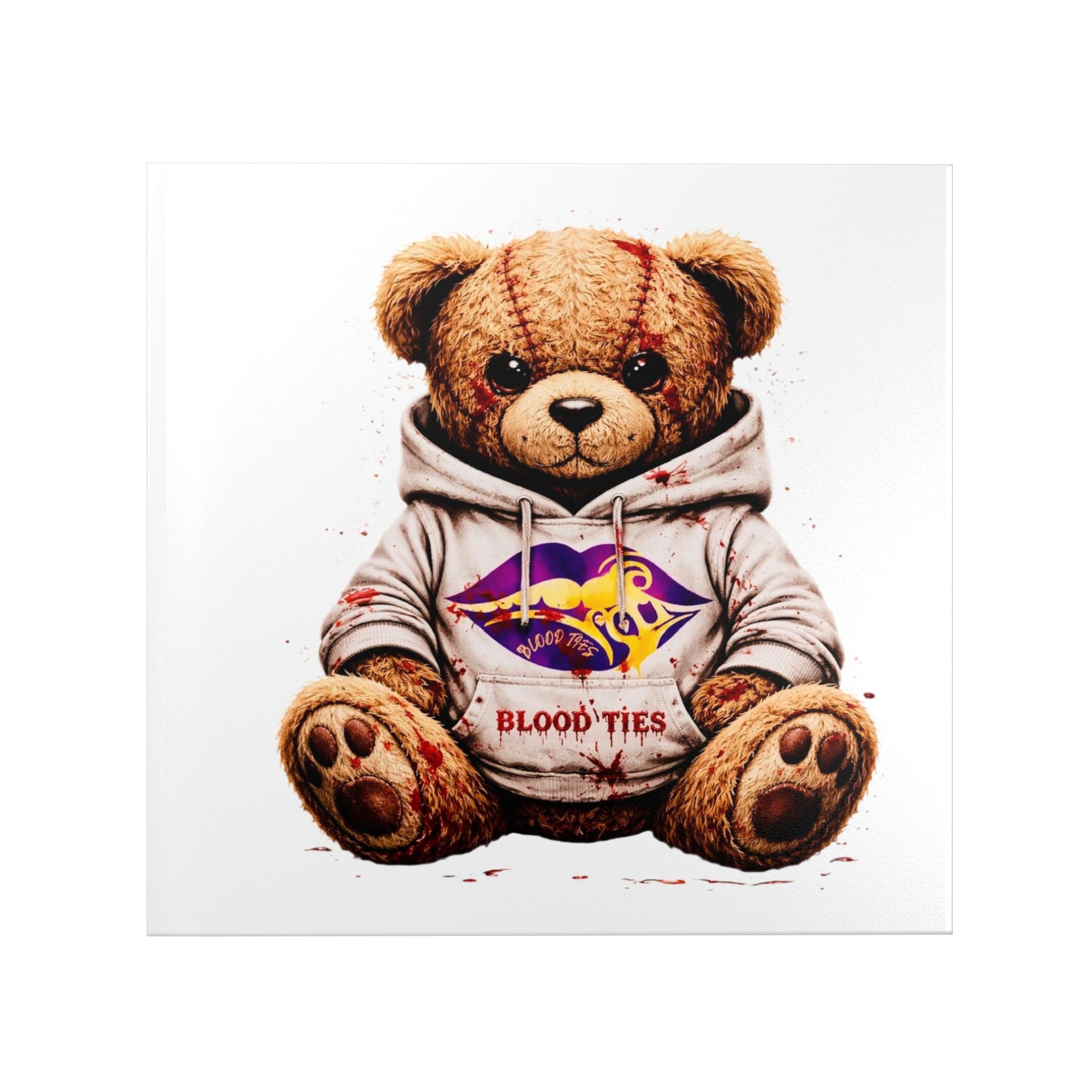 Hardcover Photo Book — 'Blood Ties' Teddy Bear Keepsake