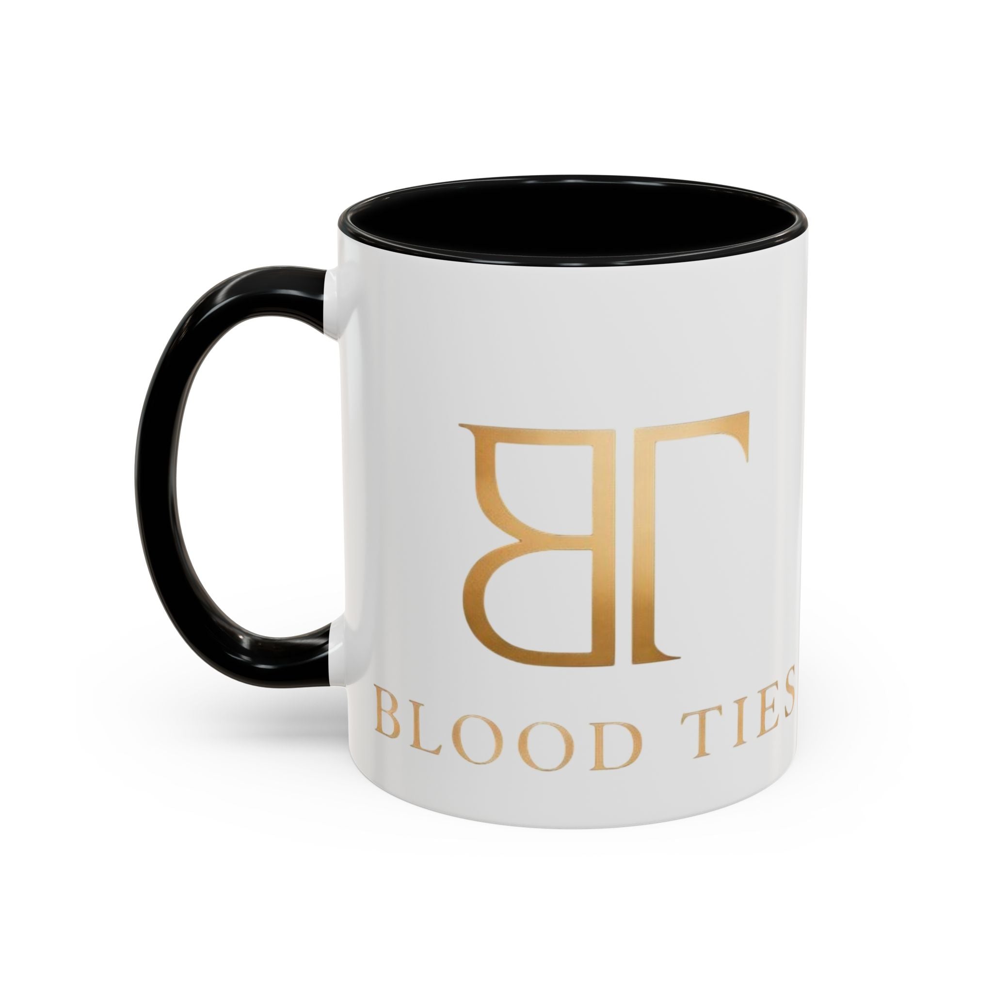 Blood Ties Accent Coffee Mug – Gold Monogram 11/15oz