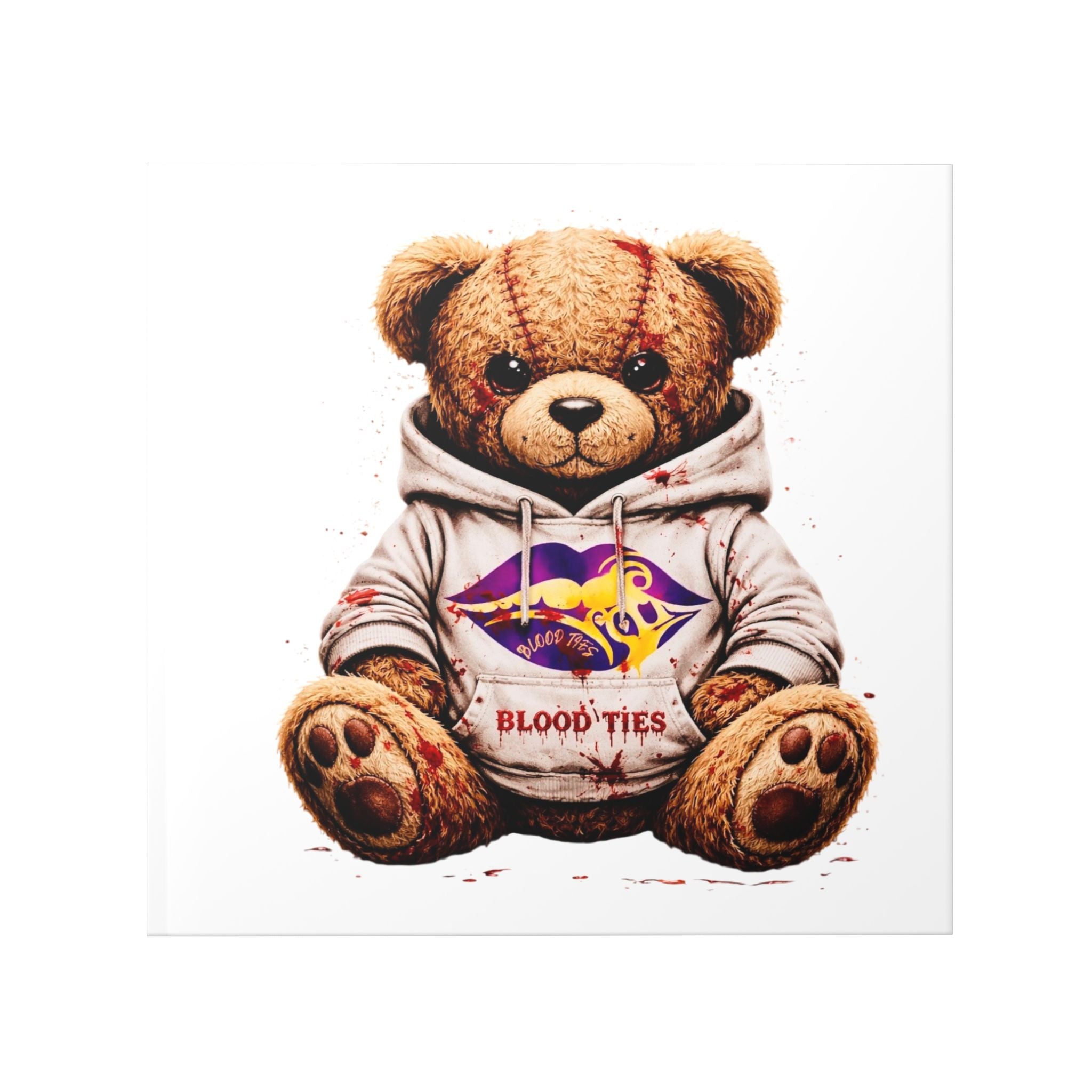 Hardcover Photo Book — 'Blood Ties' Teddy Bear Keepsake