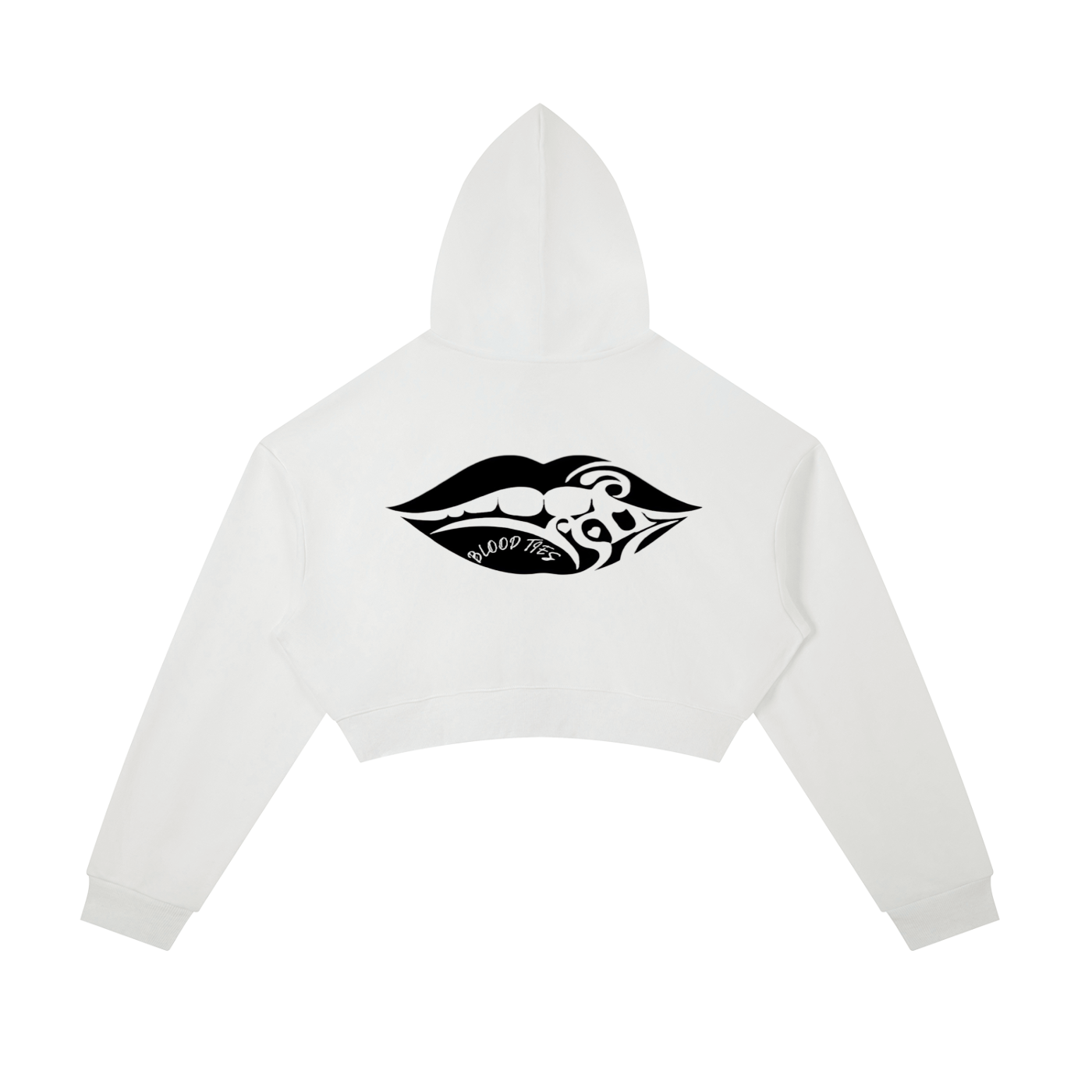 Essential Cropped Zip-Up Hoodie