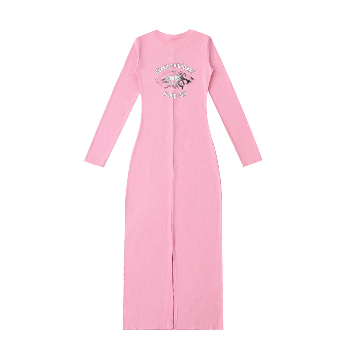 Dyed Washed Slit Maxi Dress