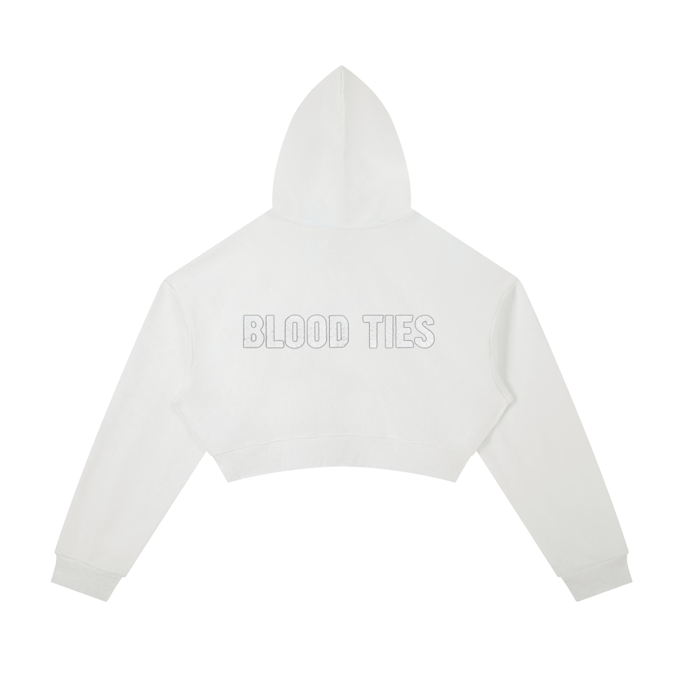 Essential Cropped Zip-Up Hoodie