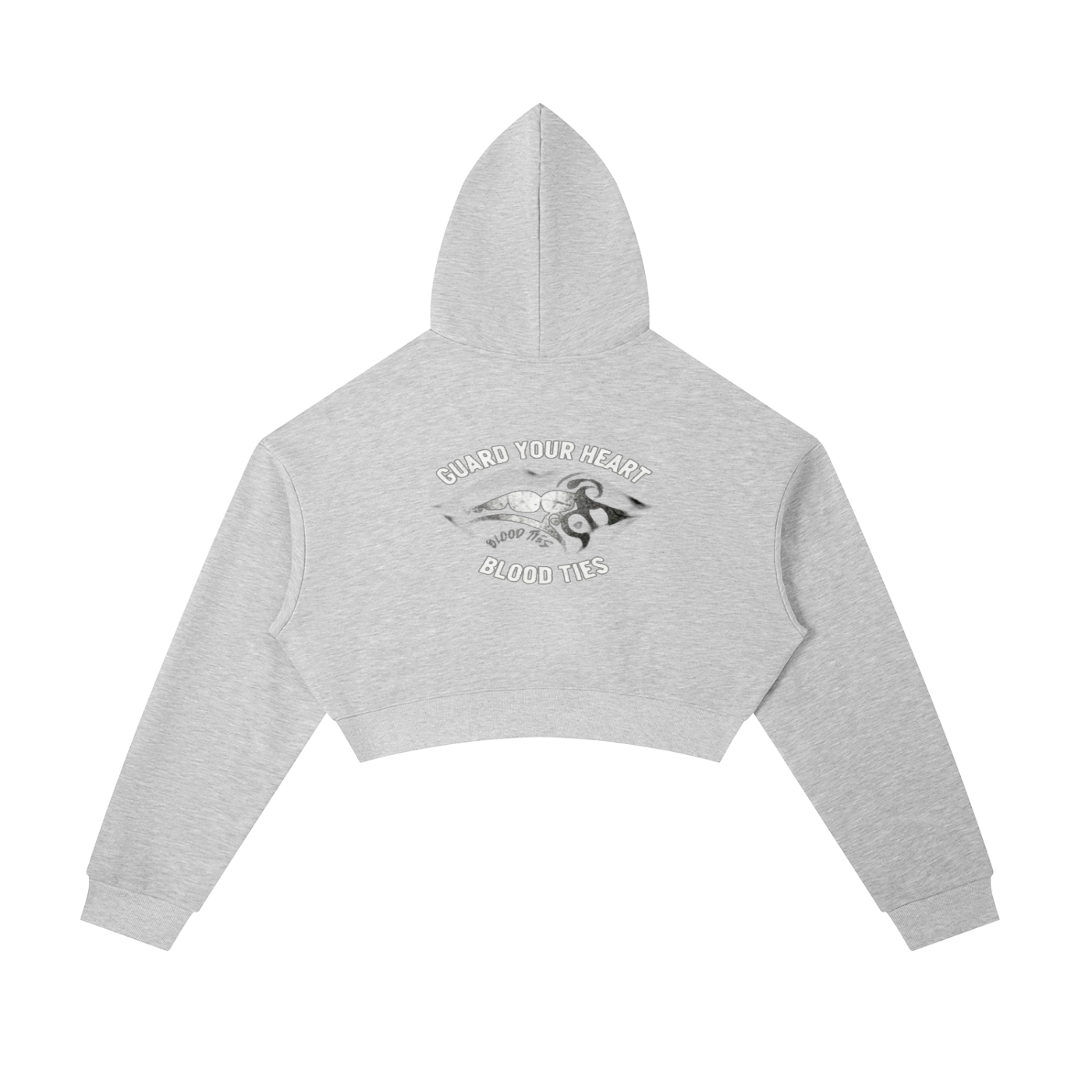 Essential Cropped Zip-Up Hoodie