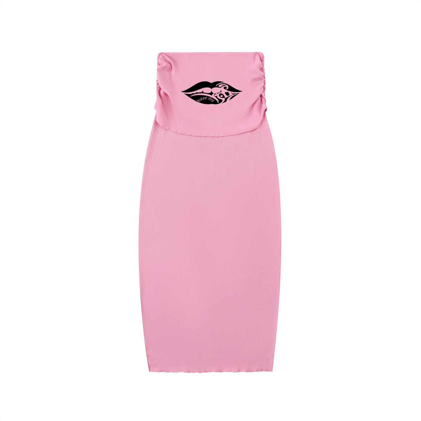 Dyed Washed Straight Hip-Hugging Slim Maxi Skirt